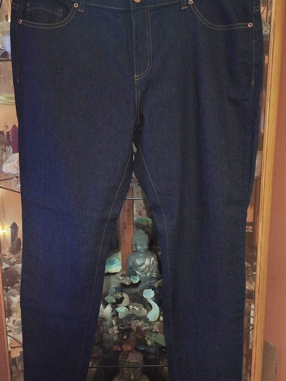 Forever 21 Women's Dark Indigo Skinny Jeans Sz 18